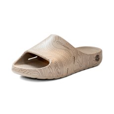 画像1: FREE WARTERS " CLOUD9 SLIDE "リカバリーサンダル Topography Taupe Print (1)
