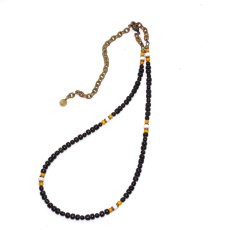 画像2: 【Meltingpot by Lakeman】2way Necklace BLACK Yellow x White (2)