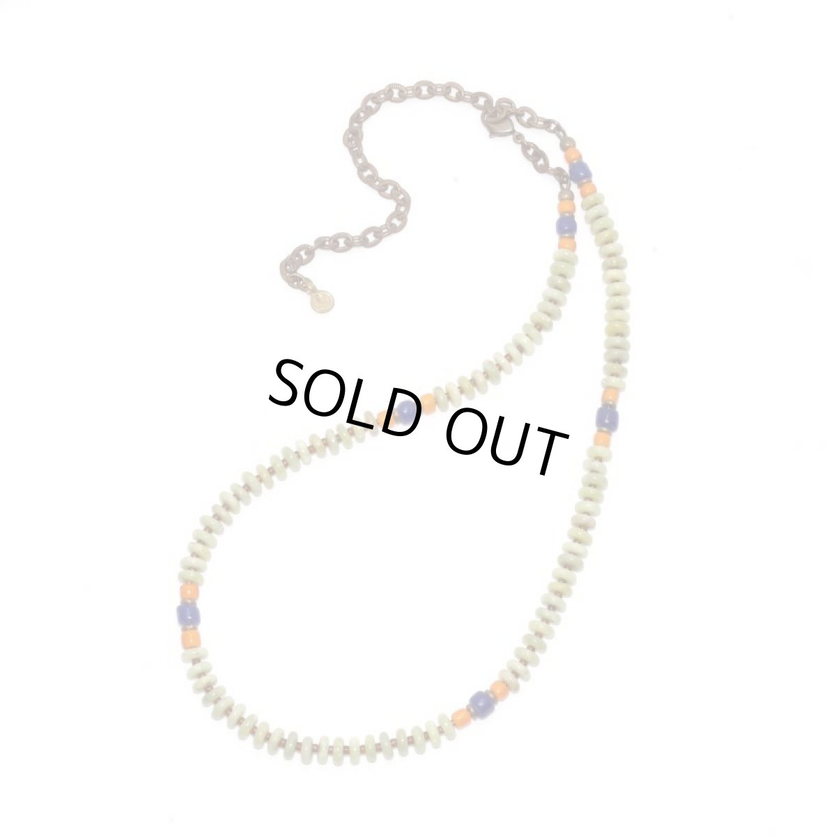 画像2: 【Meltingpot by Lakeman】2way Necklace APPLE GREEN Orange x Blue (2)