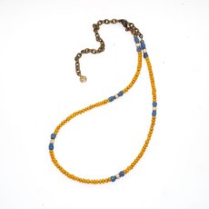 画像2: 【Meltingpot by Lakeman】2way Necklace YELLOW Light blue x White (2)