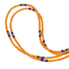 画像1: 【Meltingpot by Lakeman】2way Necklace ORANGE Blue x Olive (1)