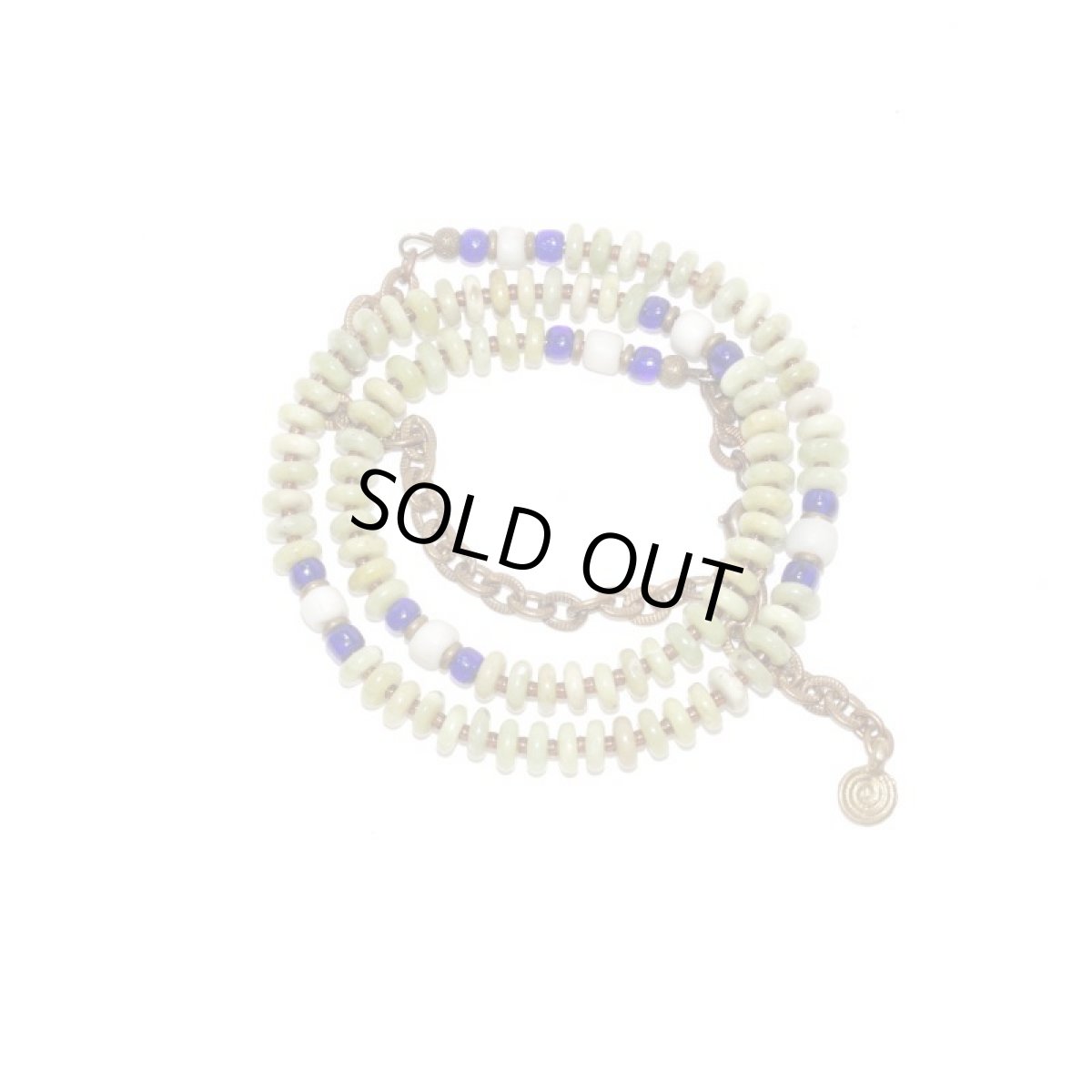 画像3: 【Meltingpot by Lakeman】2way Necklace APPLE GREEN Blue x White (3)