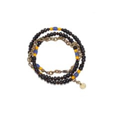 画像3: 【Meltingpot by Lakeman】2way Necklace BLACK Yellow x Blue (3)