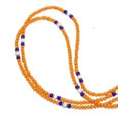 画像1: 【Meltingpot by Lakeman】2way Necklace ORANGE Blue x White (1)