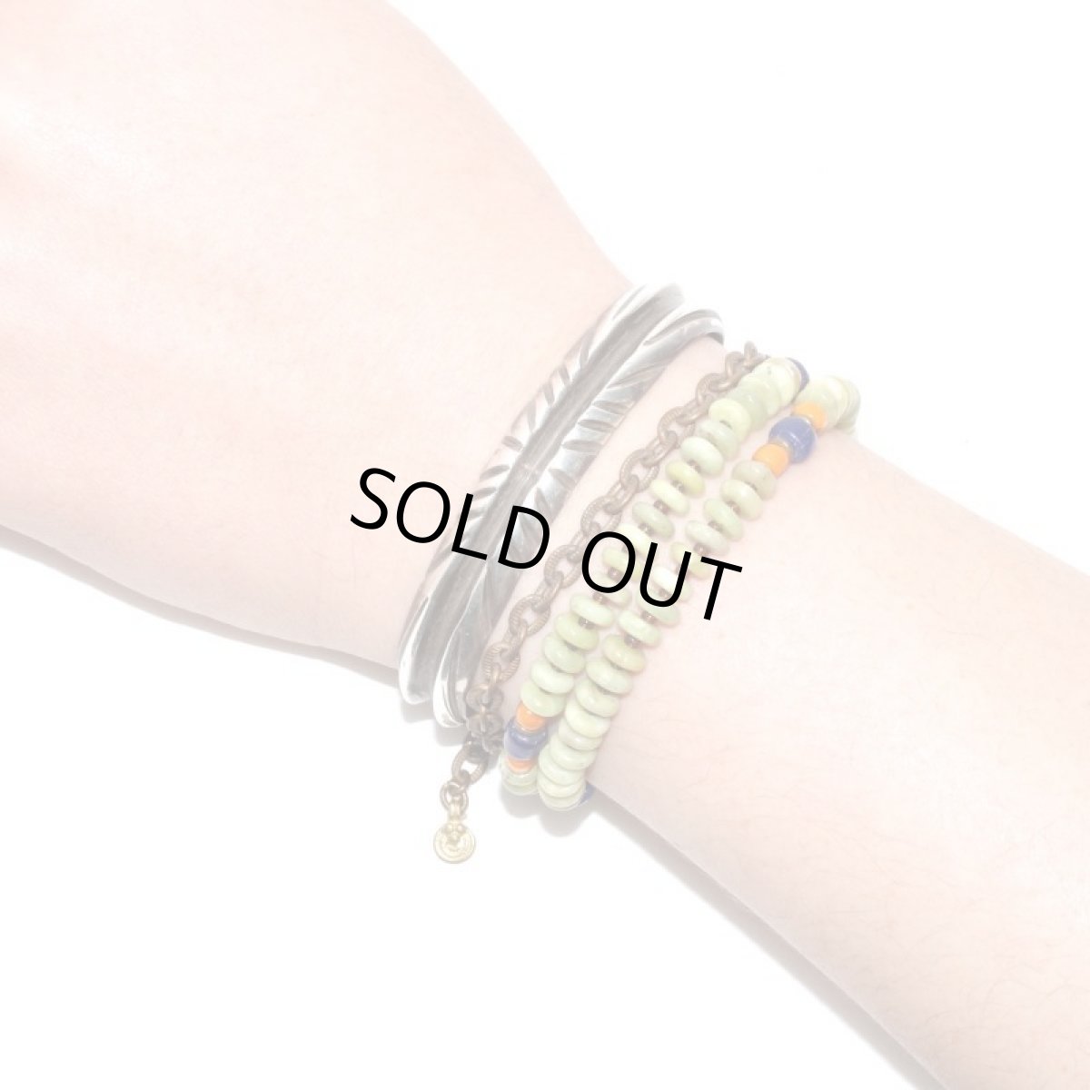 画像4: 【Meltingpot by Lakeman】2way Necklace APPLE GREEN Orange x Blue (4)