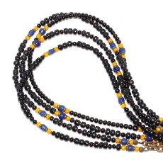 画像1: 【Meltingpot by Lakeman】2way Necklace BLACK Yellow x Blue (1)