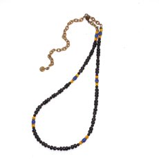 画像2: 【Meltingpot by Lakeman】2way Necklace BLACK Yellow x Blue (2)