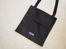 画像1: A.D.A.N NYLON BAG BLACK (1)