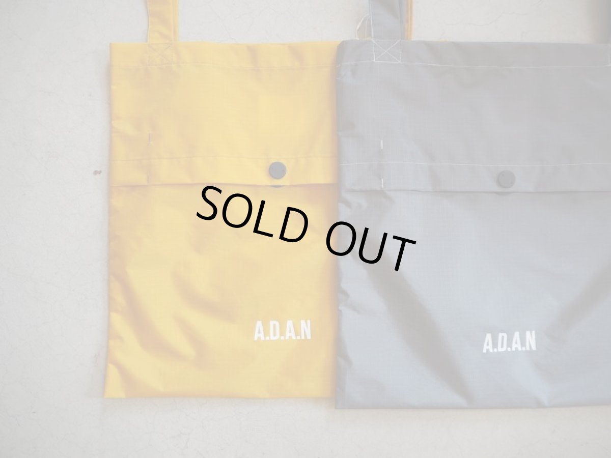 画像1: A.D.A.N NYLON BAG GREY (1)