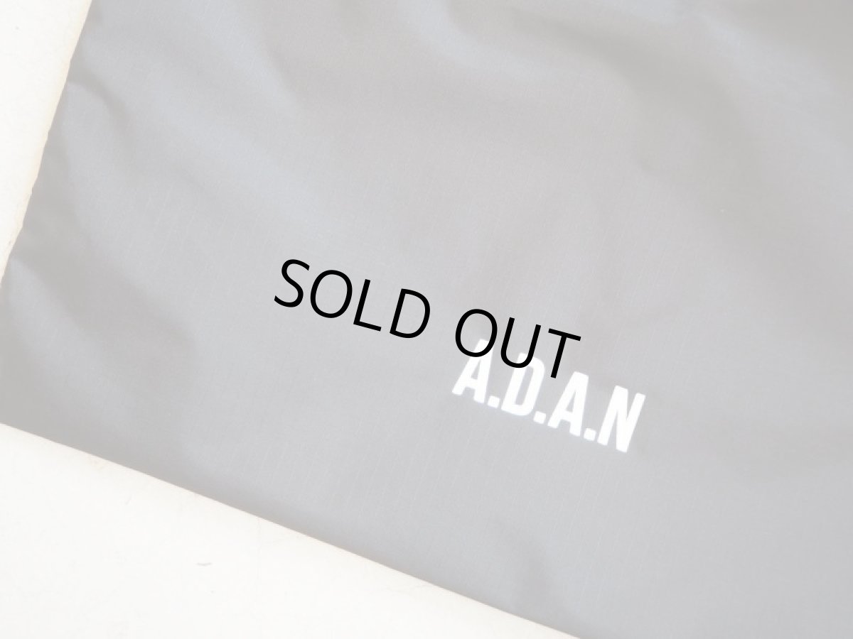 画像2: A.D.A.N NYLON BAG BLACK (2)