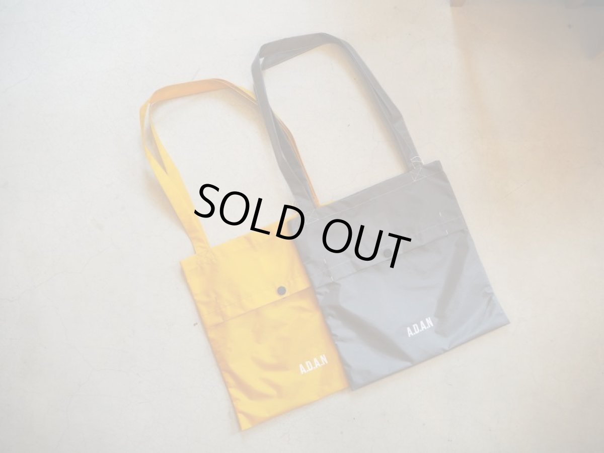 画像2: A.D.A.N NYLON BAG GREY (2)