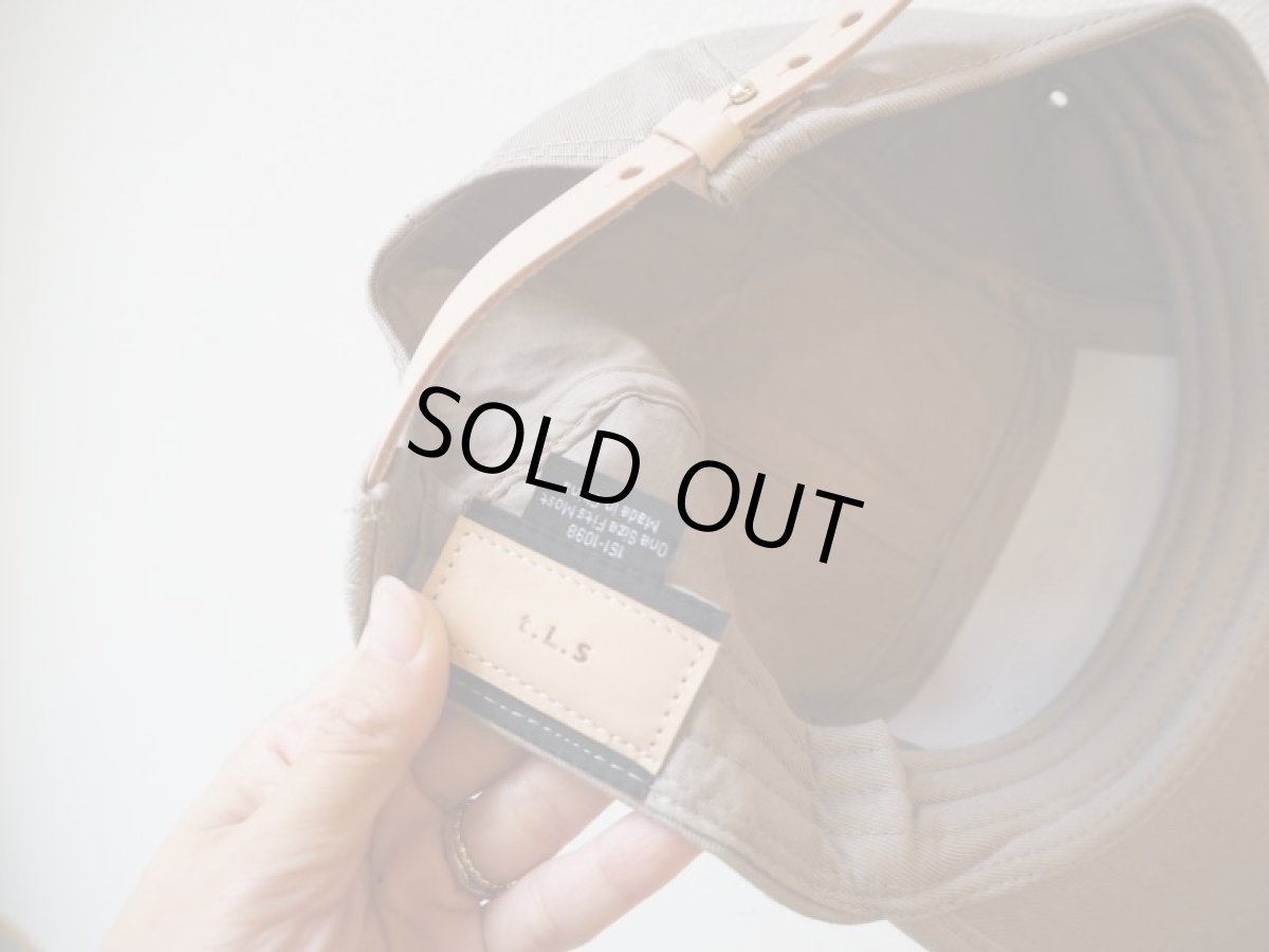 画像8: t.L.s BLANK LOGO CAP (BEIGE) (8)