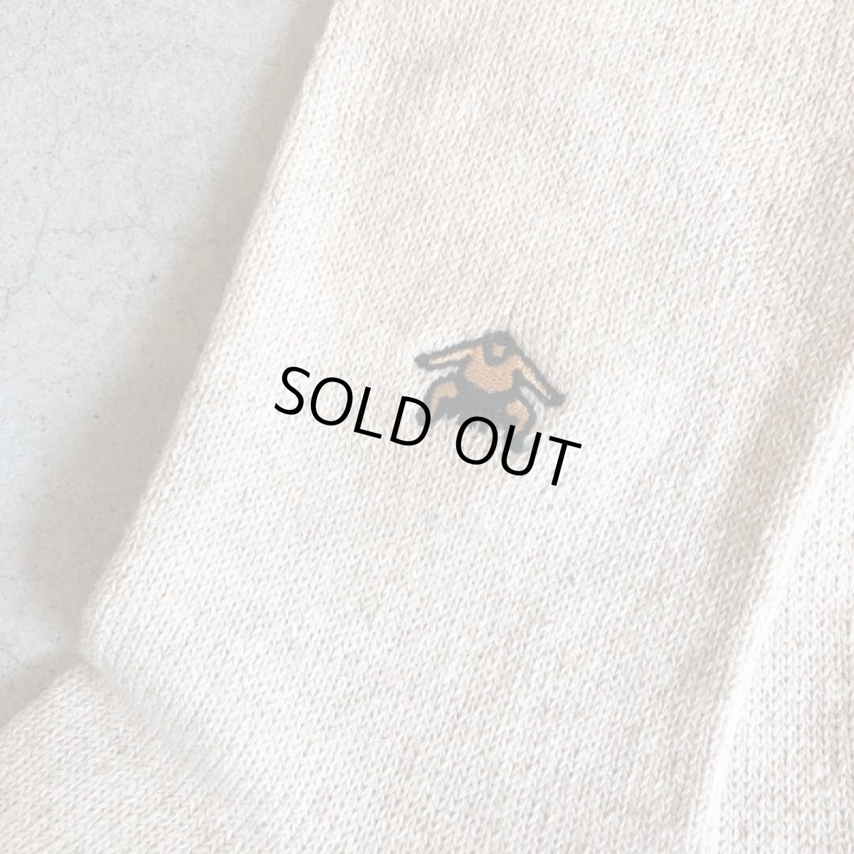 画像2: GOHEMP EMBROIDERY CREW SOX (2color) (2)