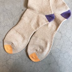 画像6: GOHEMP EMBROIDERY CREW SOX (2color) (6)