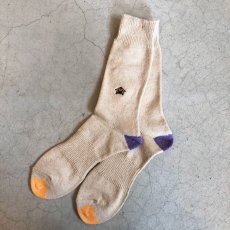 画像4: GOHEMP EMBROIDERY CREW SOX (2color) (4)