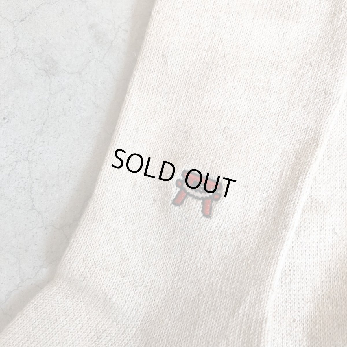 画像3: GOHEMP EMBROIDERY CREW SOX (2color) (3)