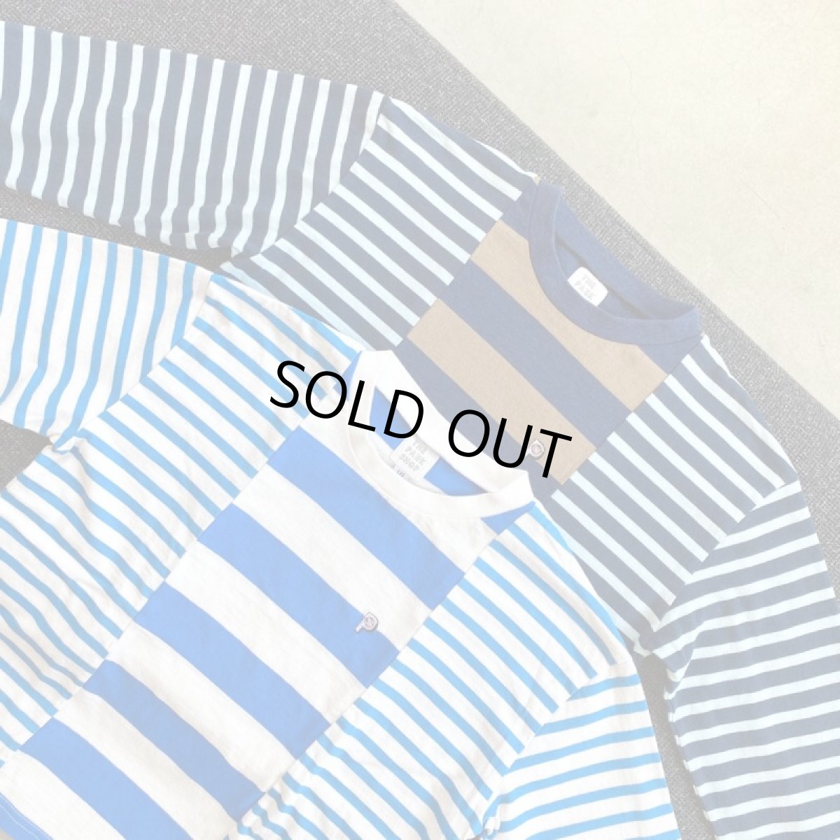画像1: 【2色展開-for Kid's-】-THE PARK SHOP- TRICK BORDER L/S (1)