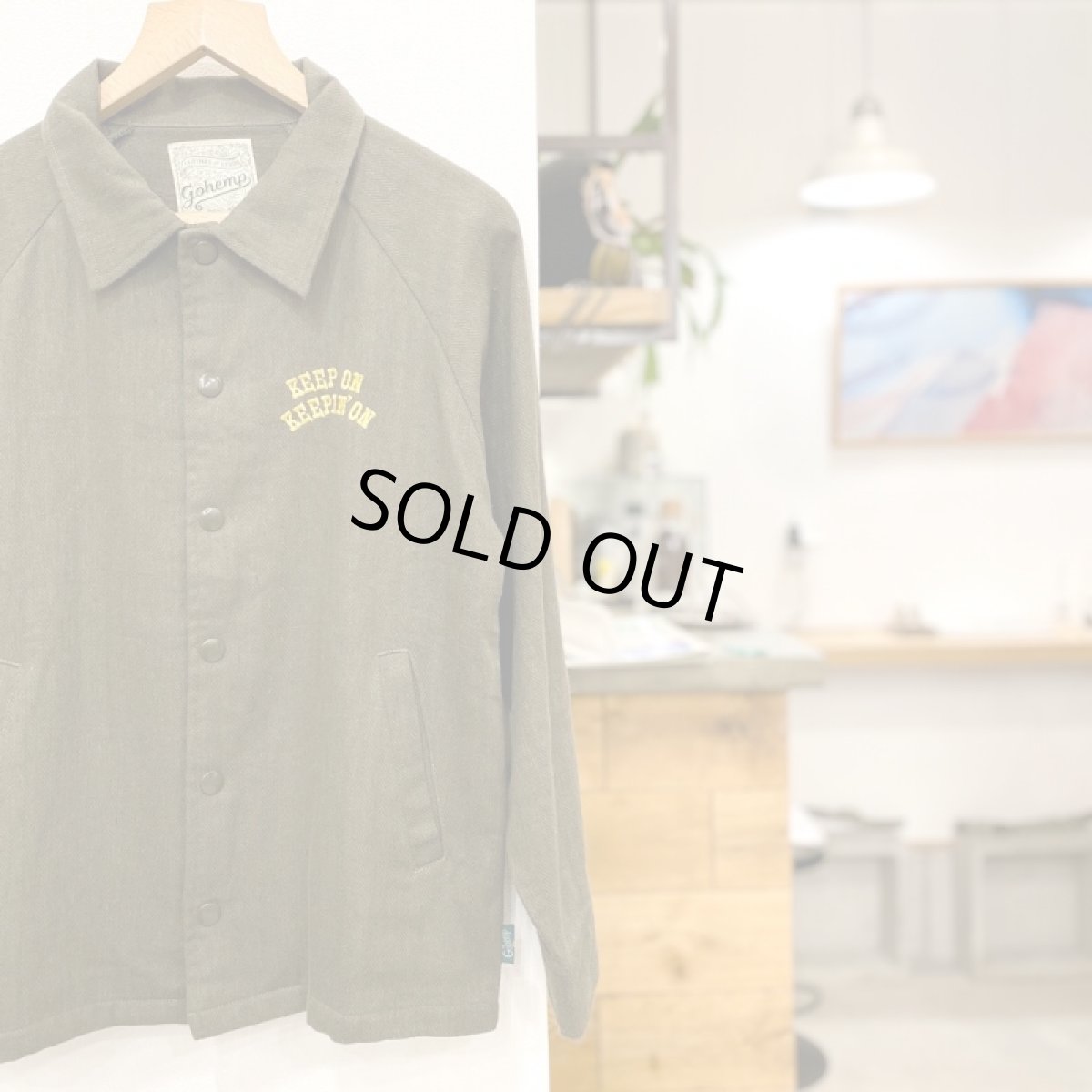 画像13: 【2色展開】-GOHEMP- “KEEP ON” COACH JACKET (13)