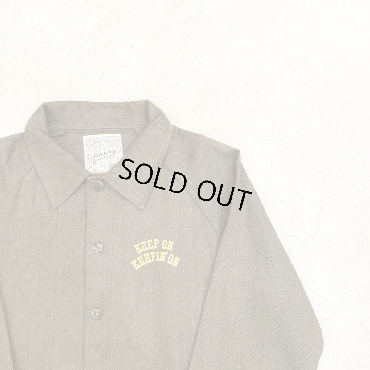 画像9: 【2色展開】-GOHEMP- “KEEP ON” COACH JACKET (9)