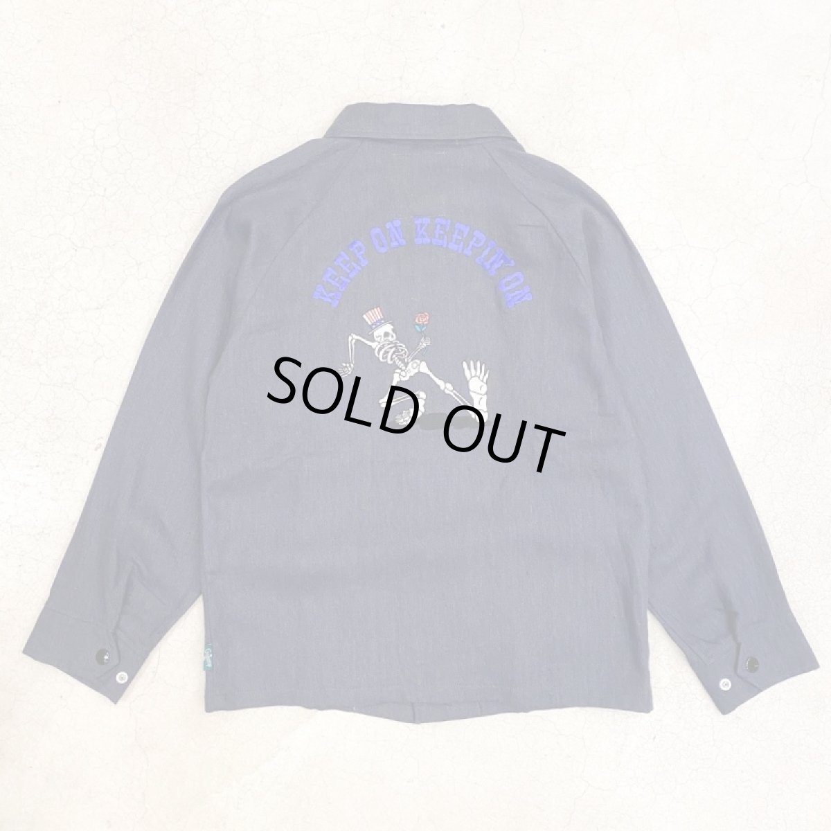 画像8: 【2色展開】-GOHEMP- “KEEP ON” COACH JACKET (8)