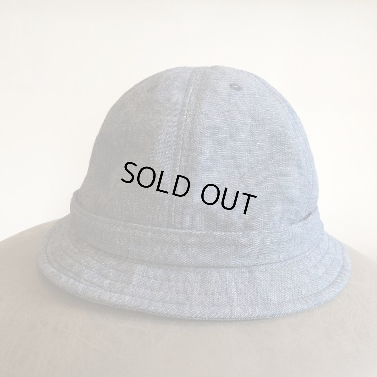 画像2: -HIGHER-  CHAMBRAY SNAIL HAT (2)