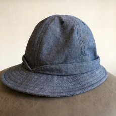 画像1: -HIGHER-  CHAMBRAY SNAIL HAT (1)