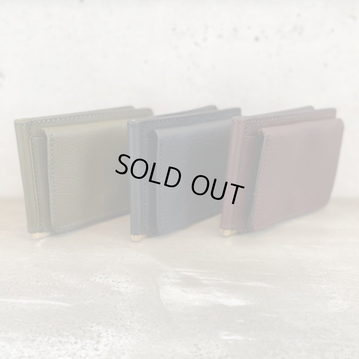 画像2: 【3色展開】-t.L.s- Money clip wallet (2)