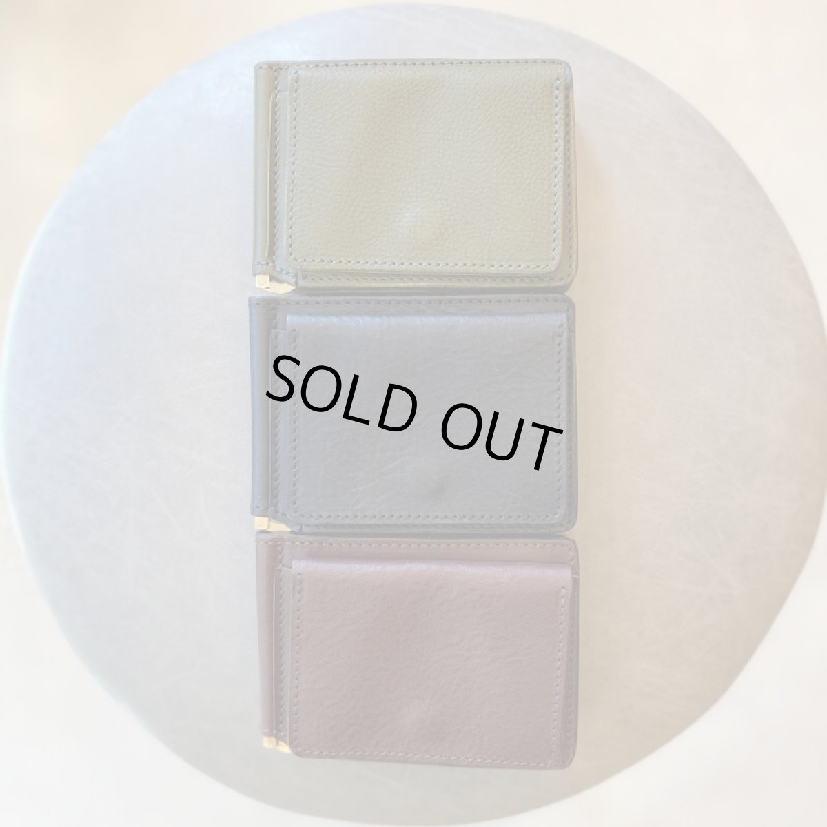 画像1: 【3色展開】-t.L.s- Money clip wallet (1)