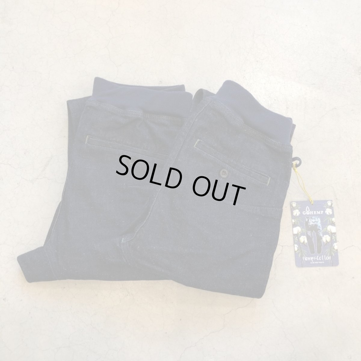 画像3: -GOHEMP/ゴーヘンプ- SLIM RIB PANTS／ONE WASH  (3)