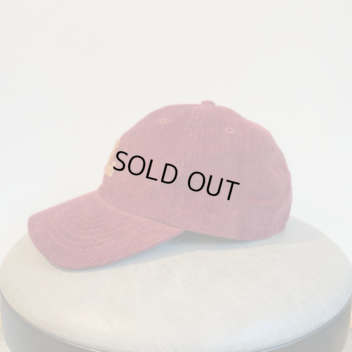 画像3: -the LOCAL STORE-  "L" CAP CORD(BURGUNDY) (3)