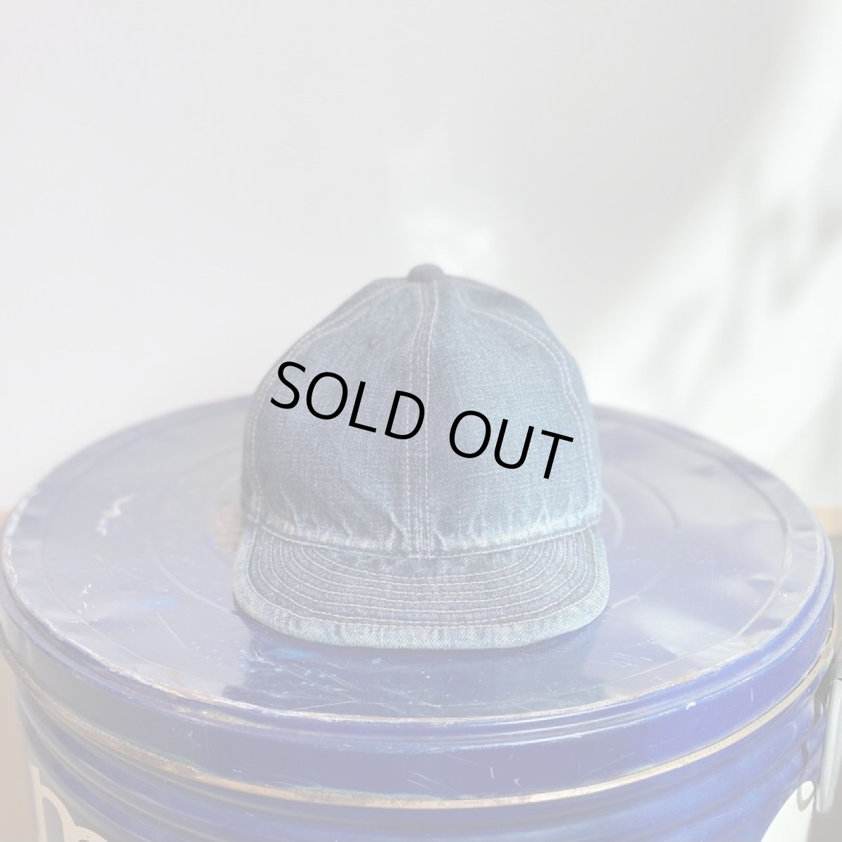 画像4: -HIGHER-  SELVEDGE DENIM CAP USED (4)
