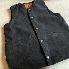 画像3: 【2色展開】-GO WEST-  BOA RANCH VEST/GOAT SUEDE×BOA (3)