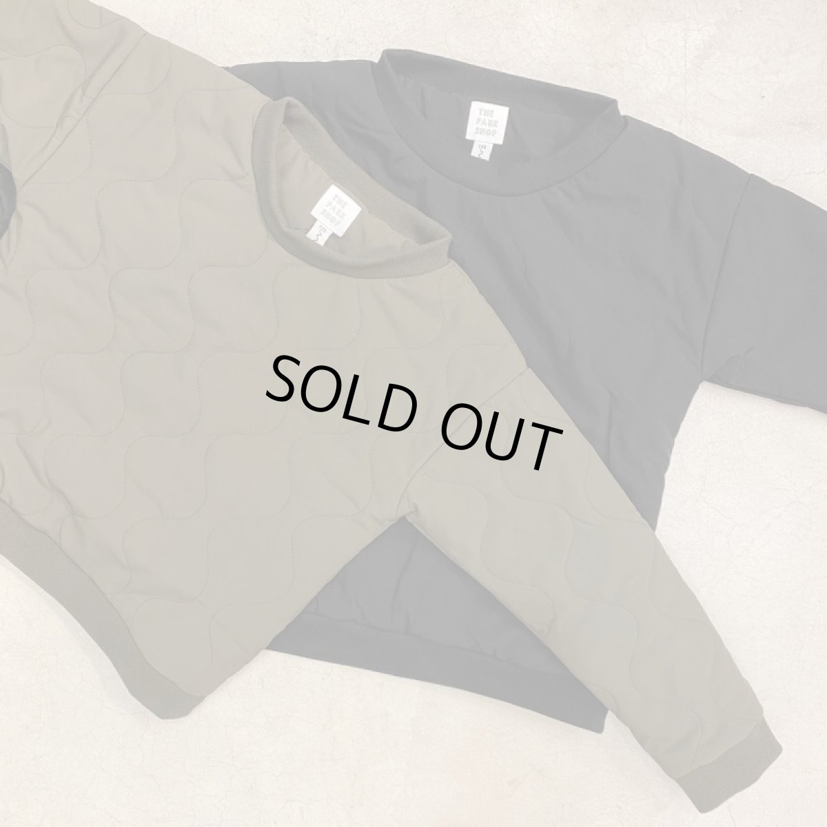 画像1: 【-for Kid's-】-THE PARK SHOP- MILL BOY CREW(BLACK/KHAKI) (1)