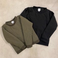 画像2: 【-for Kid's-】-THE PARK SHOP- MILL BOY CREW(BLACK/KHAKI) (2)