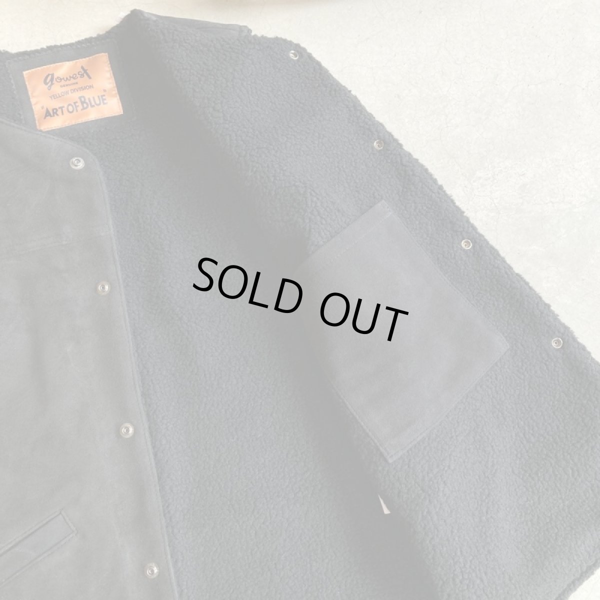 画像5: 【2色展開】-GO WEST-  BOA RANCH VEST/GOAT SUEDE×BOA (5)