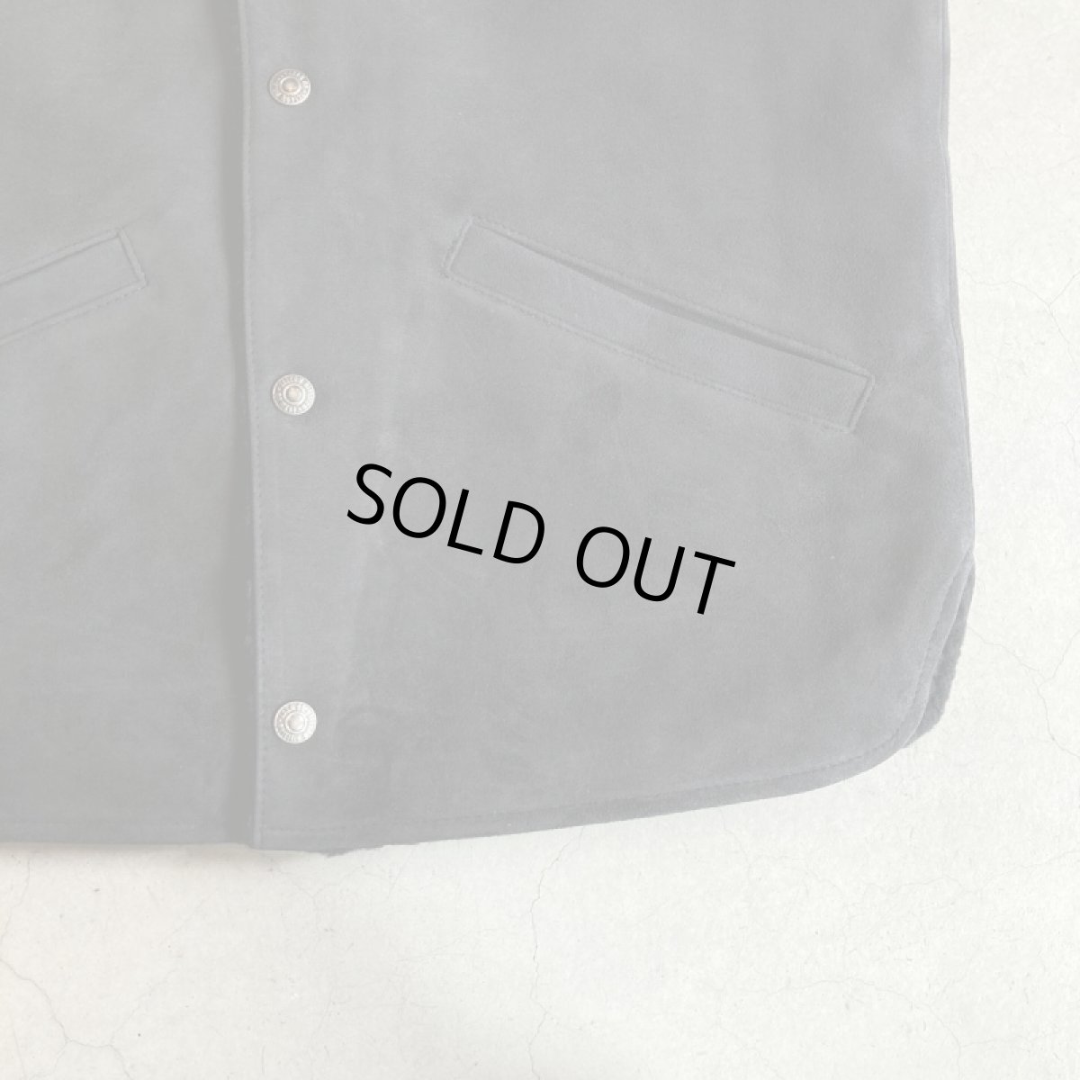 画像4: 【2色展開】-GO WEST-  BOA RANCH VEST/GOAT SUEDE×BOA (4)