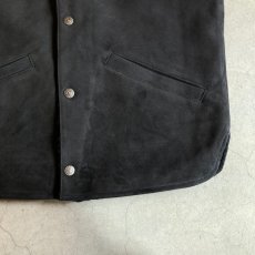 画像4: 【2色展開】-GO WEST-  BOA RANCH VEST/GOAT SUEDE×BOA (4)