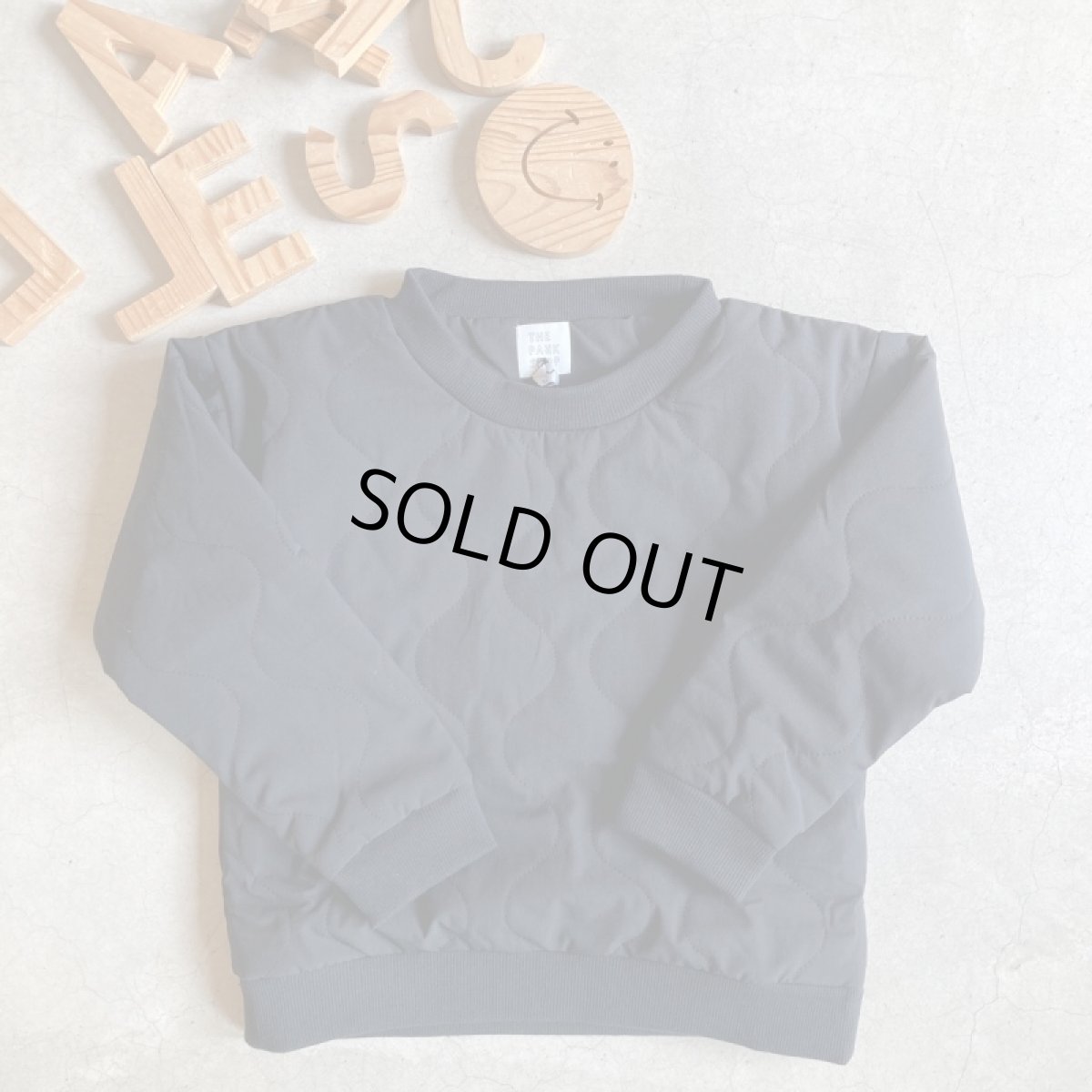 画像3: 【-for Kid's-】-THE PARK SHOP- MILL BOY CREW(BLACK/KHAKI) (3)