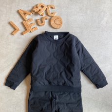 画像4: 【-for Kid's-】-THE PARK SHOP- MILL BOY CREW(BLACK/KHAKI) (4)