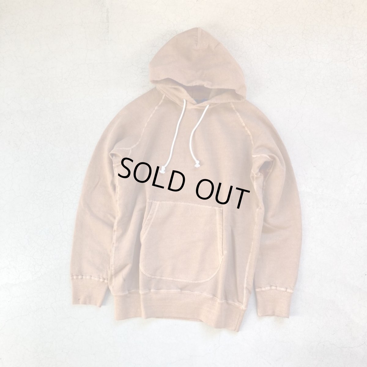 画像4: 【7色展開】-Good On-Pigment Dye  L/S RAGLAN PULLOVER HOOD SWEAT  (4)