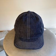 画像4: -HIGHER-  SELVEDGE DENIM CAP ONEWASH (4)