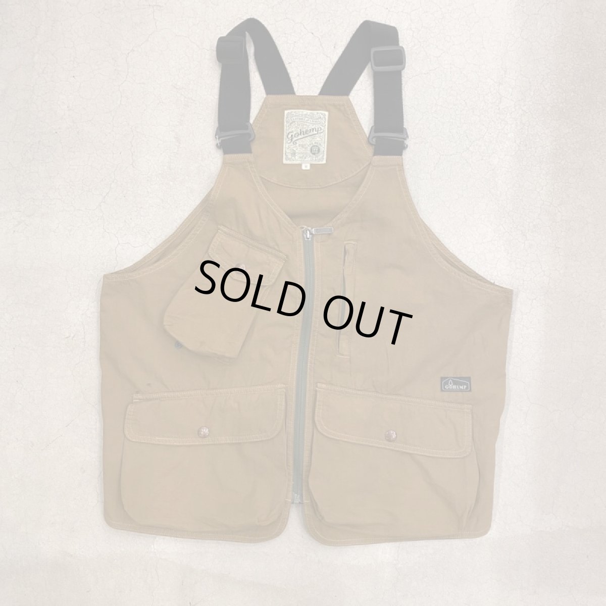 画像3: 【2色展開】-GOHEMP/ゴーヘンプ- HEMP UTILITY VEST (3)