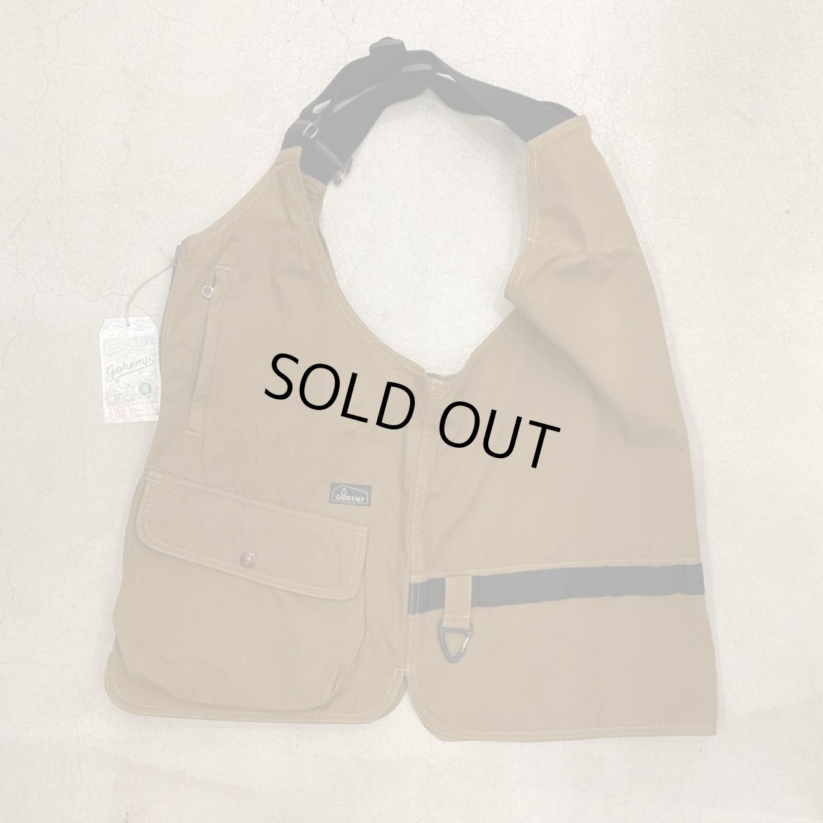 画像13: 【2色展開】-GOHEMP/ゴーヘンプ- HEMP UTILITY VEST (13)