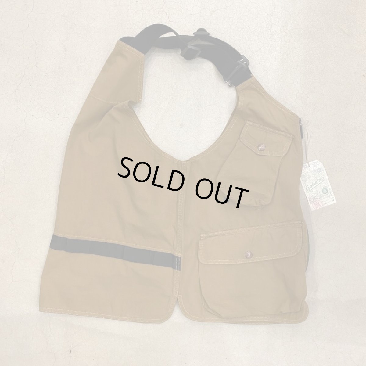画像12: 【2色展開】-GOHEMP/ゴーヘンプ- HEMP UTILITY VEST (12)