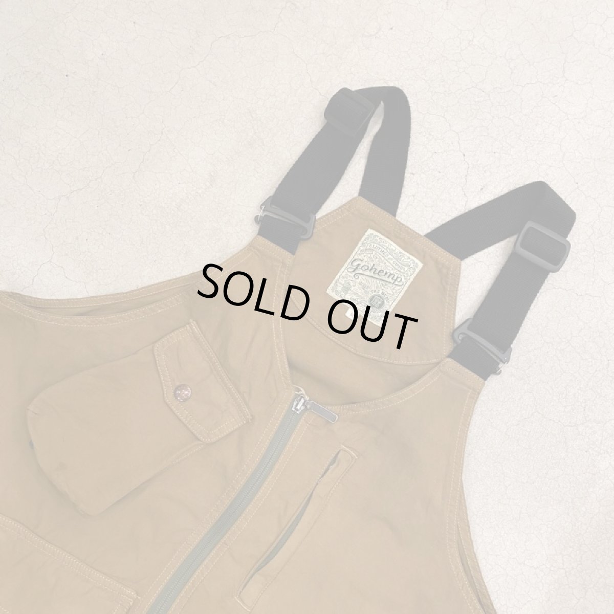 画像6: 【2色展開】-GOHEMP/ゴーヘンプ- HEMP UTILITY VEST (6)