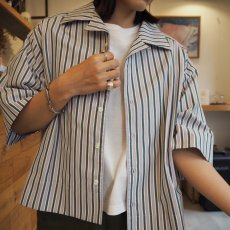 画像5: 【for-Lady's】MANON WIDE SLEEVE OPEN COLLAR SHIRT (5)