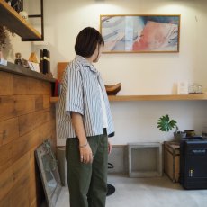 画像4: 【for-Lady's】MANON WIDE SLEEVE OPEN COLLAR SHIRT (4)