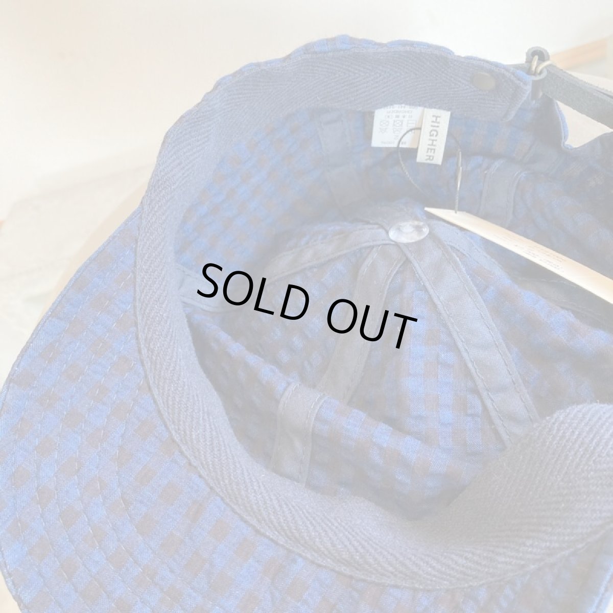 画像6: -HIGHER-  INDIGO SUCKER CAP (6)