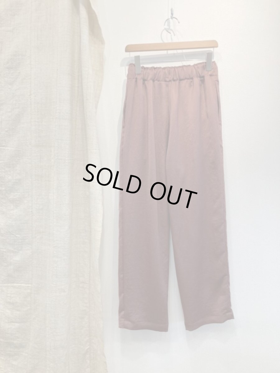 画像2: 【for-Lady's】MANON VINTAGE SATIN EASY PANTS (2)