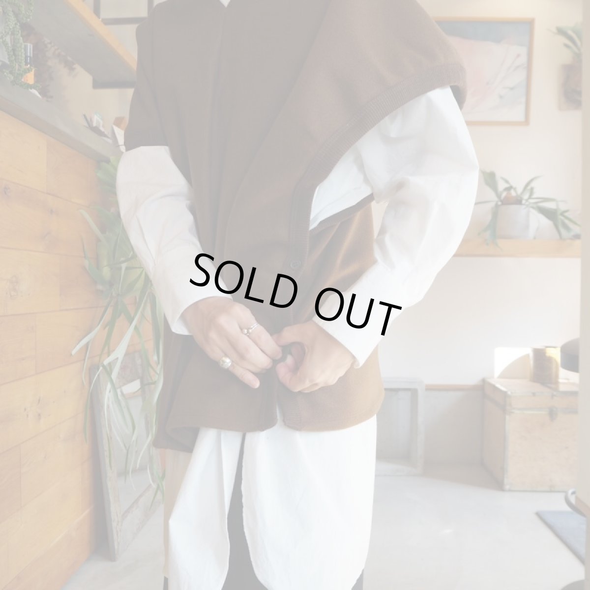 画像5: 【3色展開】Felt 2way Vest (5)